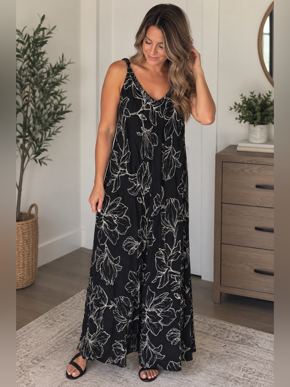πΈ IYLA | Floral Maxi Dress | XL/TG
